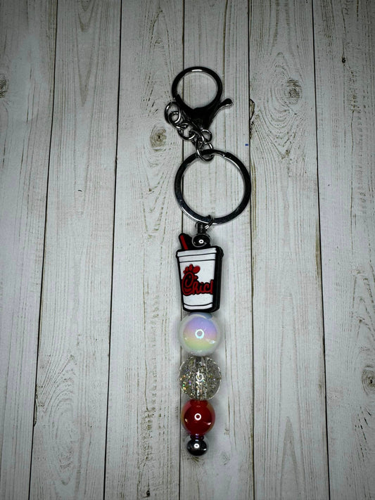 Eat More Chicken Key Chain