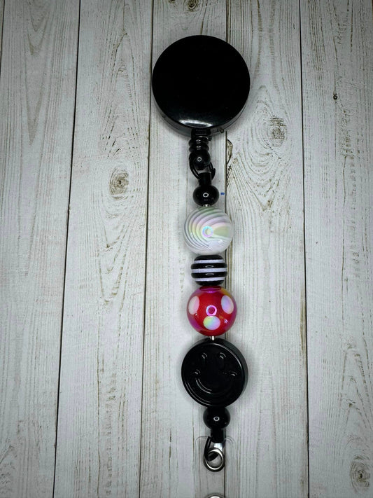 Smiley Face Badge Reel