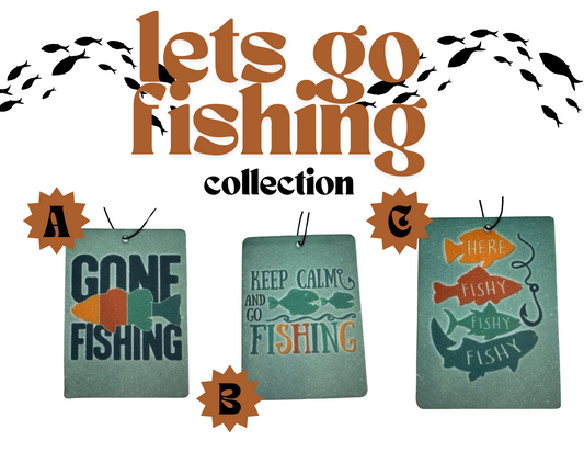 Lets Go Fishing Felt Freshies Collection