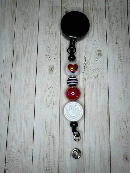 Smiley Face Badge Reel